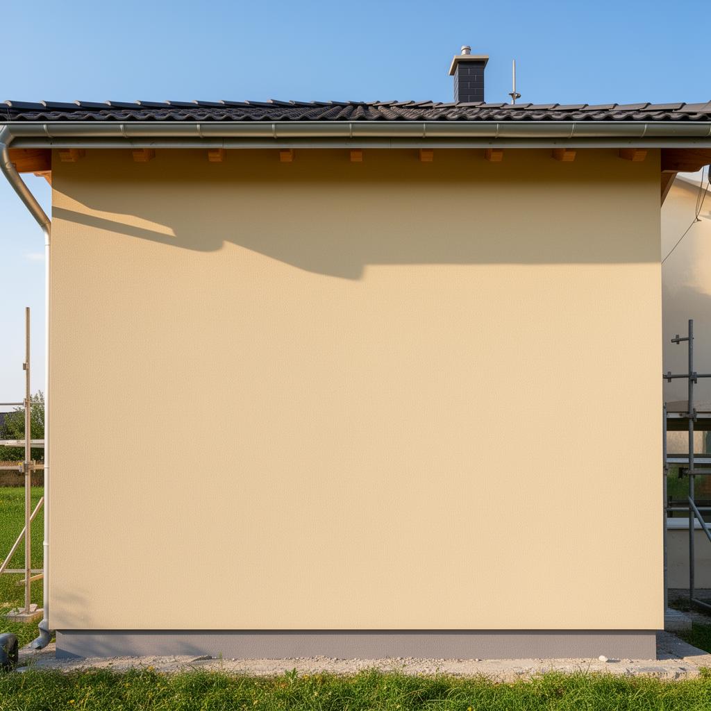 Façade après isolation par l'extérieur